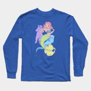 Pastel Otters Long Sleeve T-Shirt